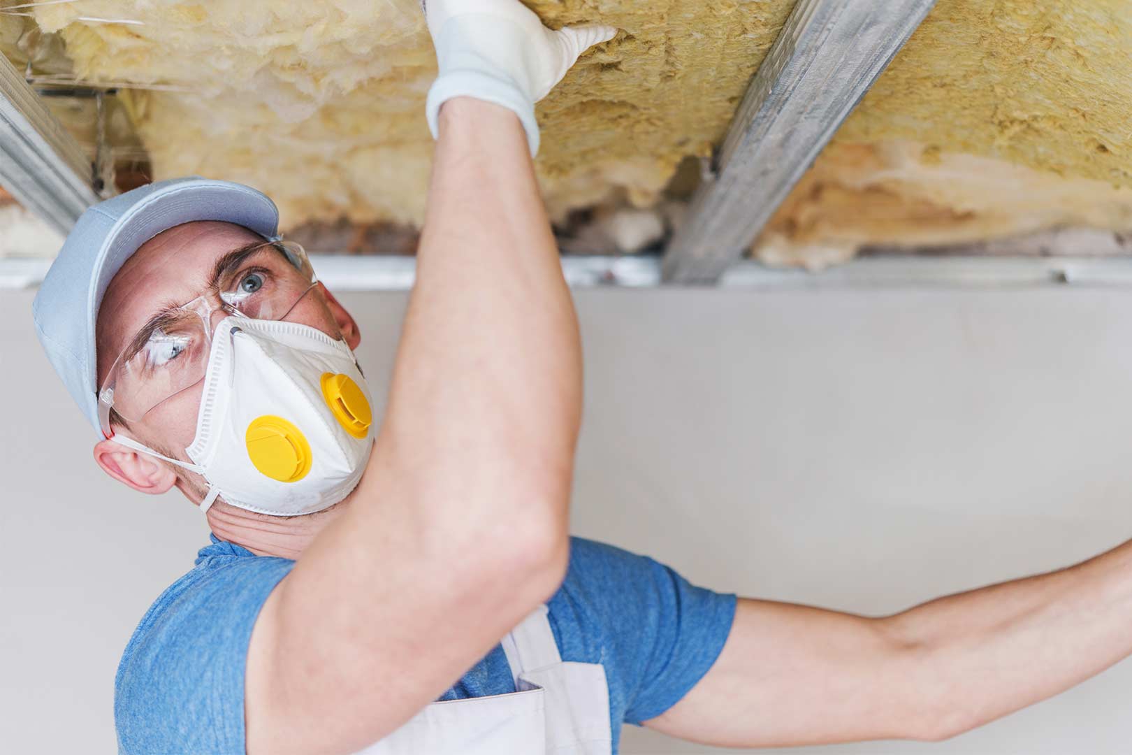 After draining and cleaning, it's time for crawlspace encapsulation. Affordable Waterproofing and Foundation Repair use the latest and safest foam insulation to make your crawlspace free from damp.